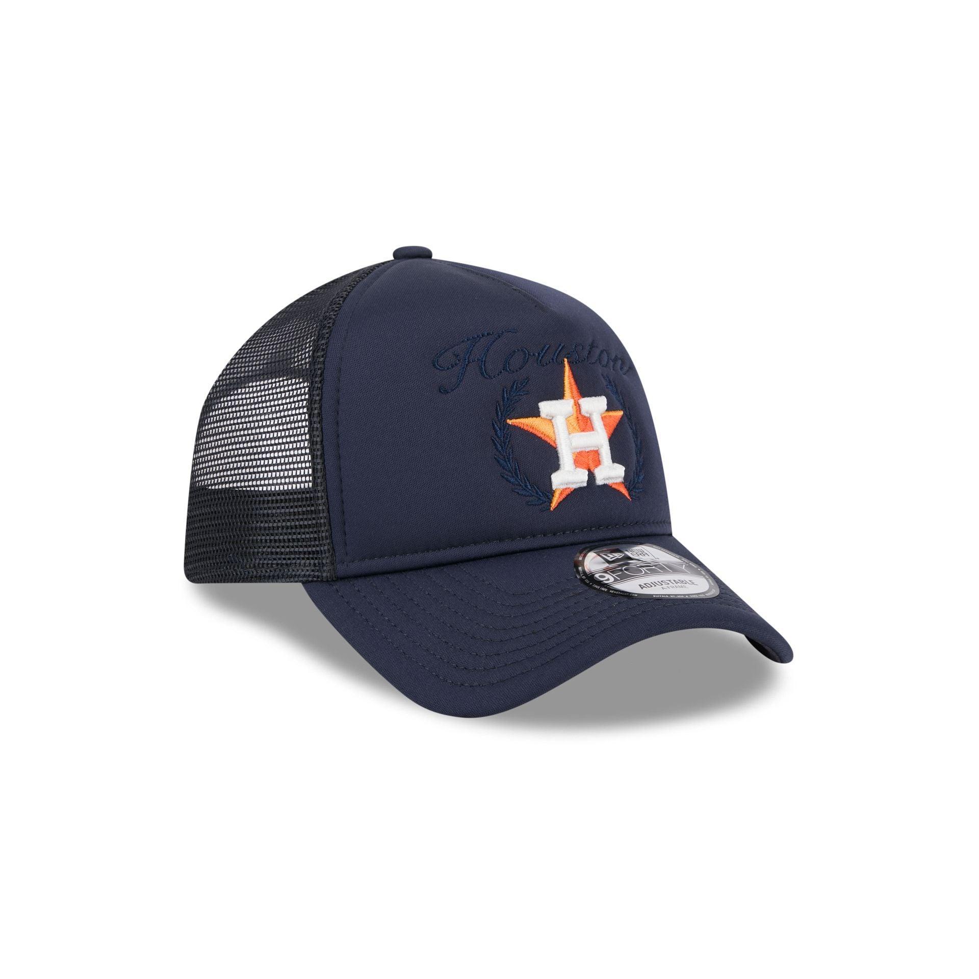 Houston Astros Fairway 9FORTY A-Frame Snapback Hat Male Product Image