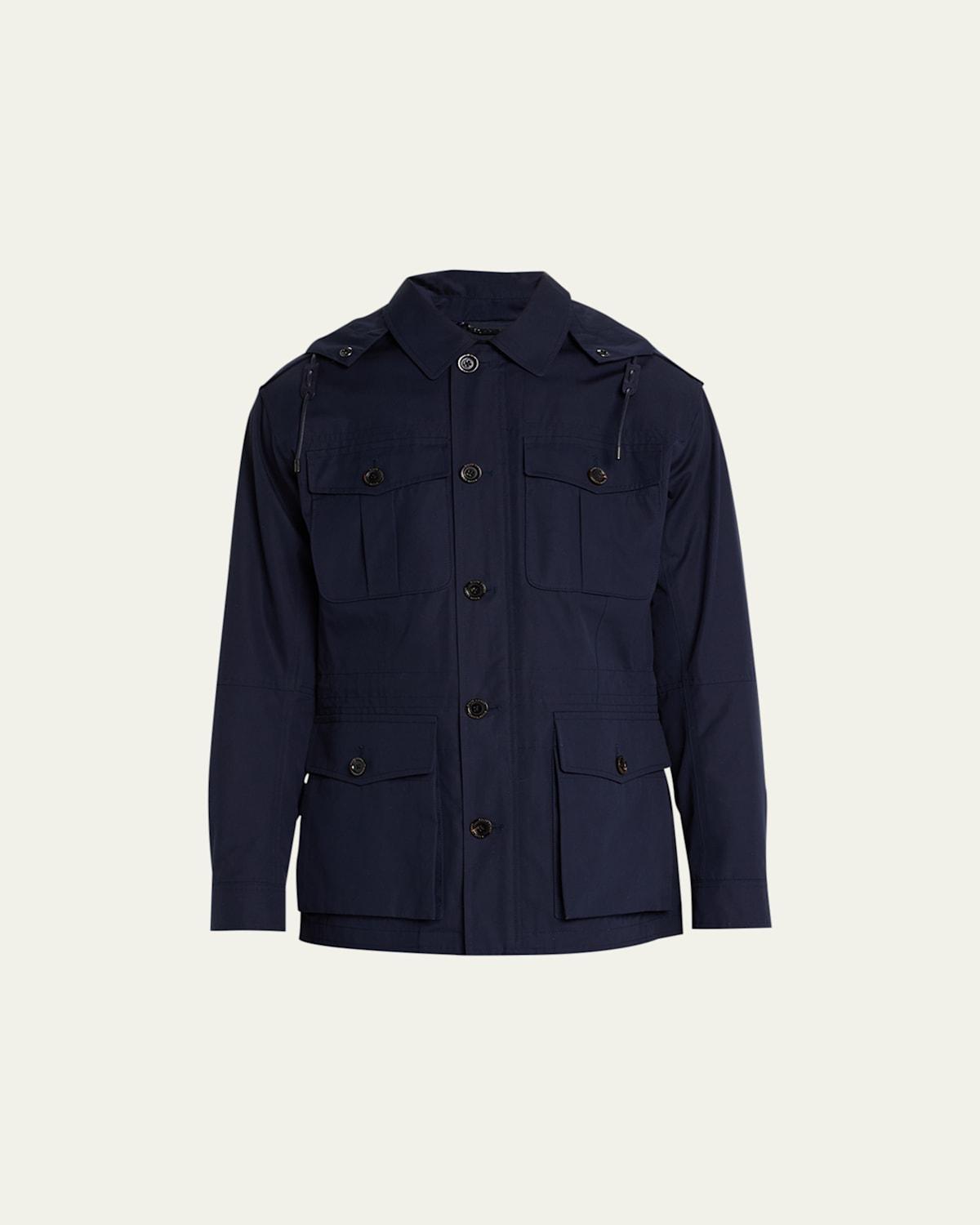 Mens Hartridge Hooded 4-Pocket Jacket Product Image