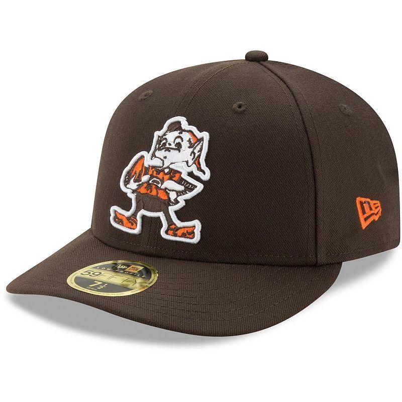 Mens New Era Cleveland s ie Omaha Throwback Low Profile 59FIFTY Fitted Hat Product Image