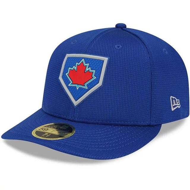 Mens New Era Royal Toronto Jays 2022 Clubhouse Alternate Logo Low Profile 59FIFTY Fitted Hat Product Image