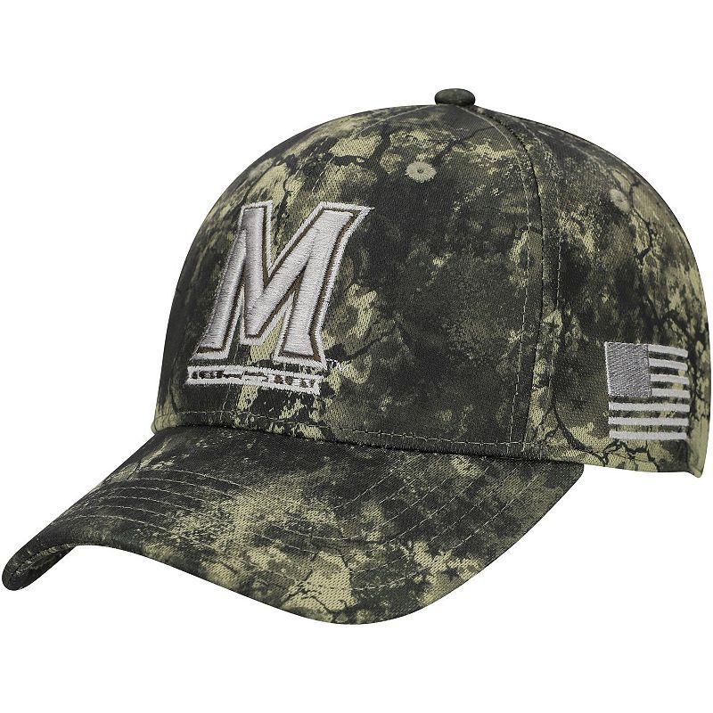 Mens Under Armour Camo Maryland Terrapins Freedom Collection Blitzing Performance Adjustable Hat Product Image