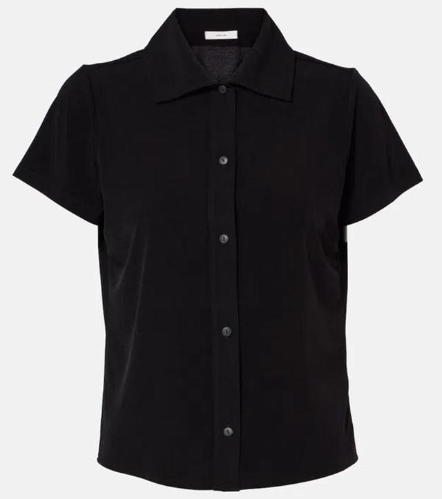 Button-down Top In Black Product Image