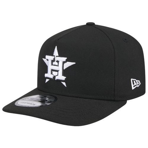 New Era Mens Astros 9FIFTY A-Frame Cap - Black/White Product Image