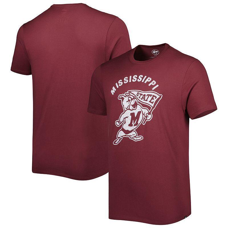 Mens 47 Brand Maroon Mississippi State Bulldogs Premier Franklin T-shirt Product Image