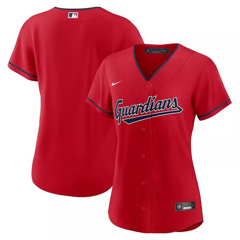 Womens Nike Navy Cleveland Guardians Alternate Official Replica Jersey Grd Blue Product Image