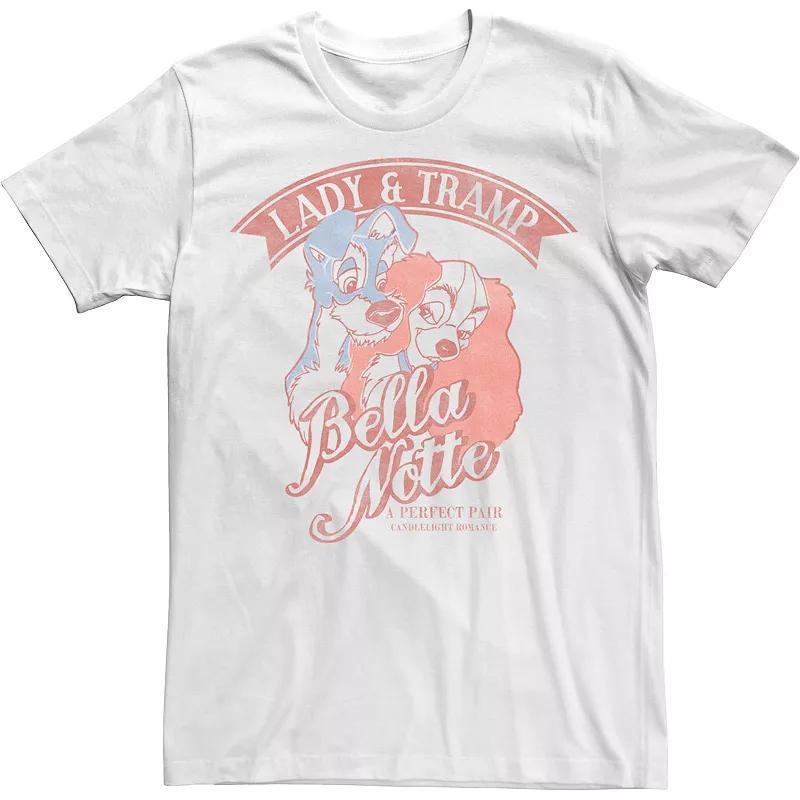 Disneys Lady & The Tramp Bella Notte Portrait Mens Tee Product Image