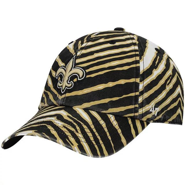 Mens 47 New Orleans Saints Zubaz Clean Up Adjustable Hat Product Image