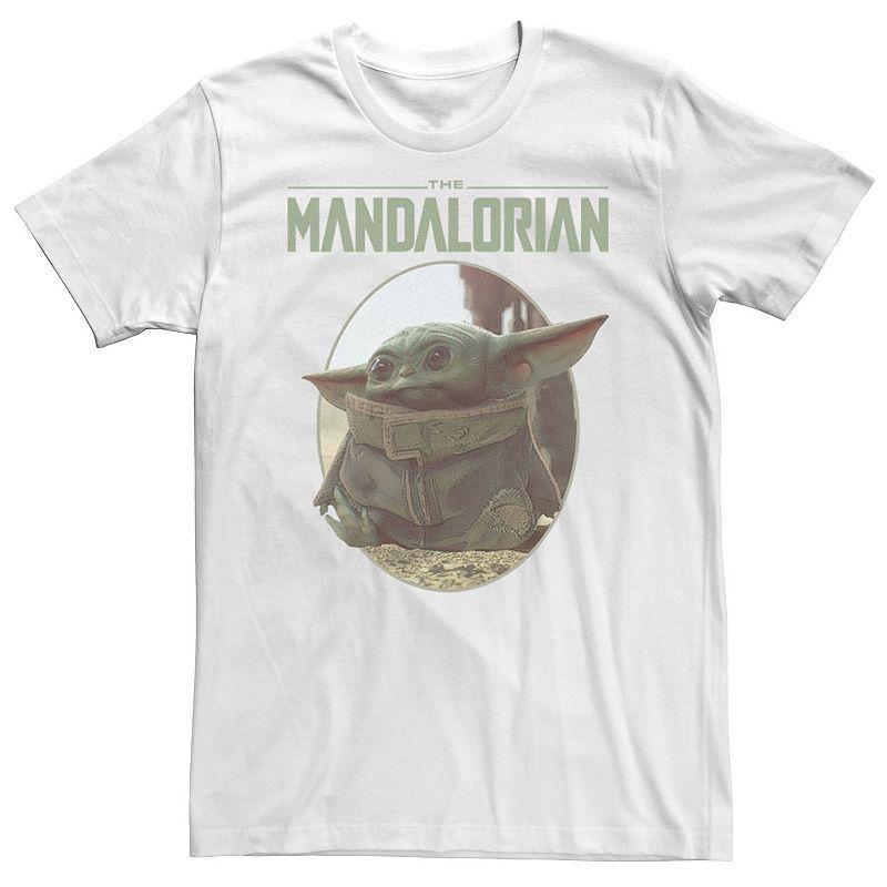 Mens Star Wars The Mandalorian The Child Circle Portrait Tee Product Image