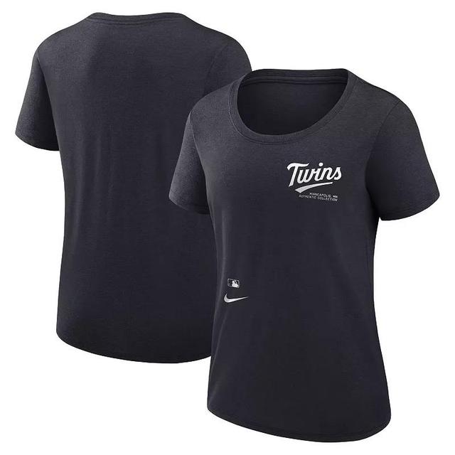 Womens Nike Royal Los Angeles Dodgers Authentic Collection Performance Scoop Neck T-Shirt Product Image