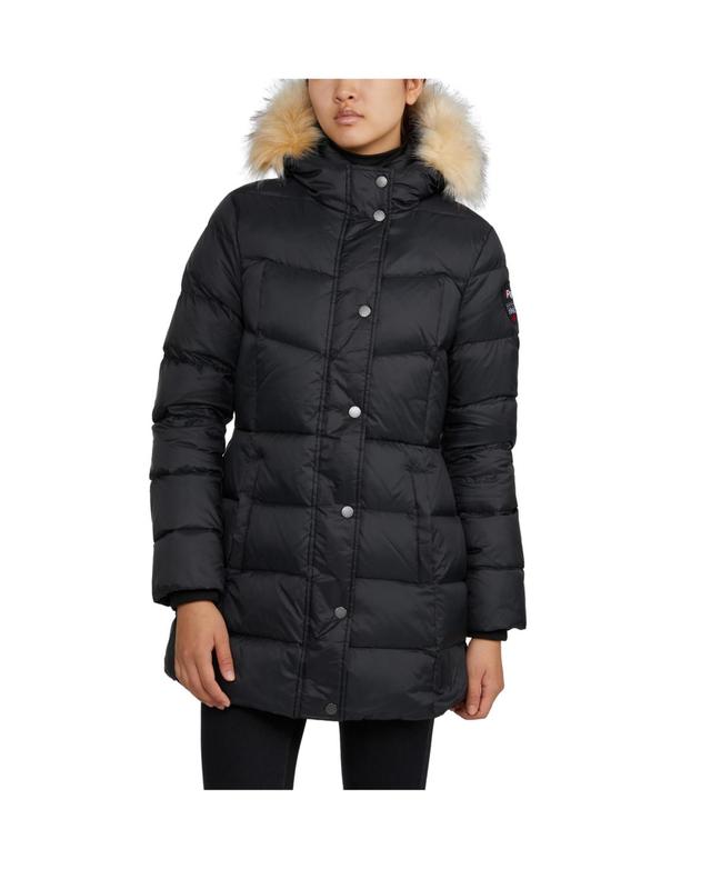 Pajar Womens Roxy Quilted Puffer with Detachable Faux Fur Trim Product Image