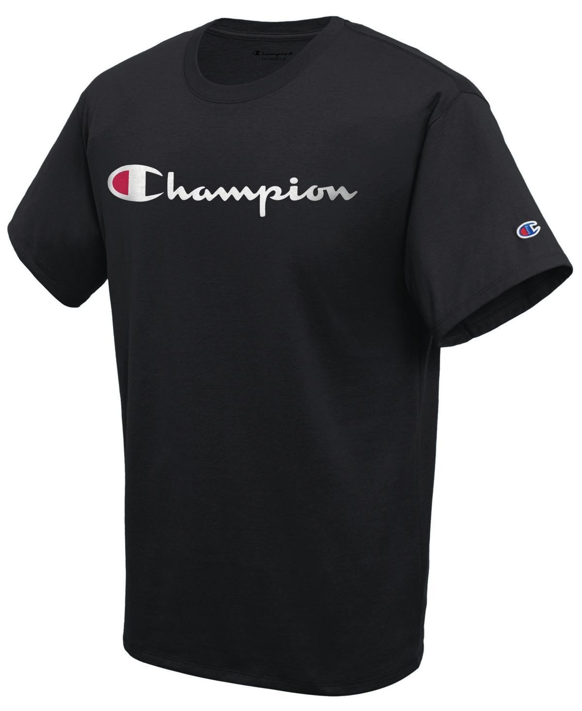 Champion Mens Script Logo T-Shirt Product Image