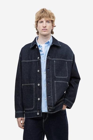 Relaxed Fit Denim Jacket Product Image