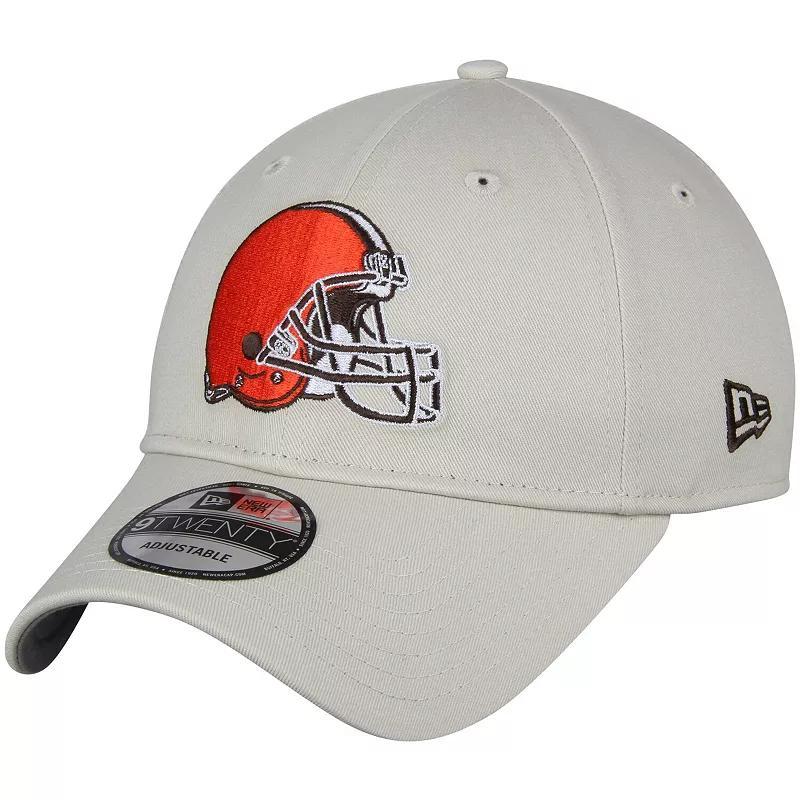 Mens New Era Khaki Cleveland Browns Playmaker 9TWENTY Adjustable Hat Product Image