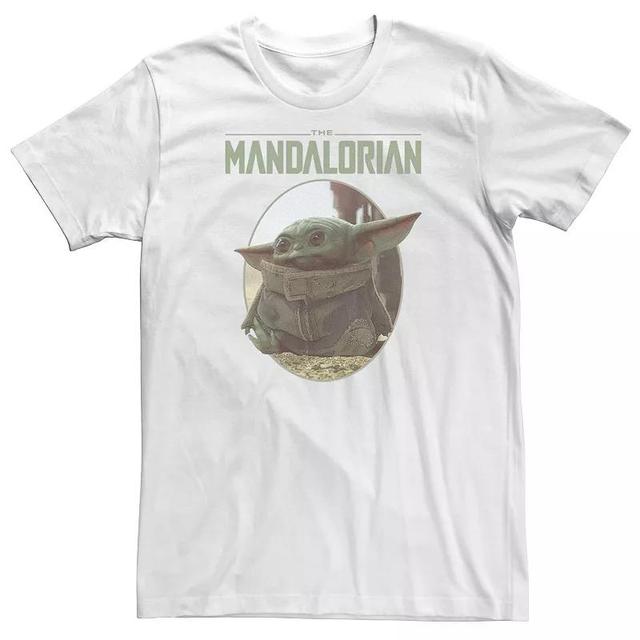 Big & Tall Star Wars The Mandalorian The Child Circle Portrait Tee, Mens Product Image