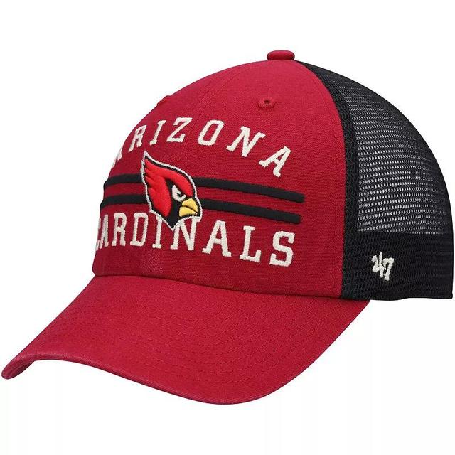 Mens 47 Cardinal/Black Arizona Cardinals Highpoint Trucker Clean Up Snapback Hat Product Image