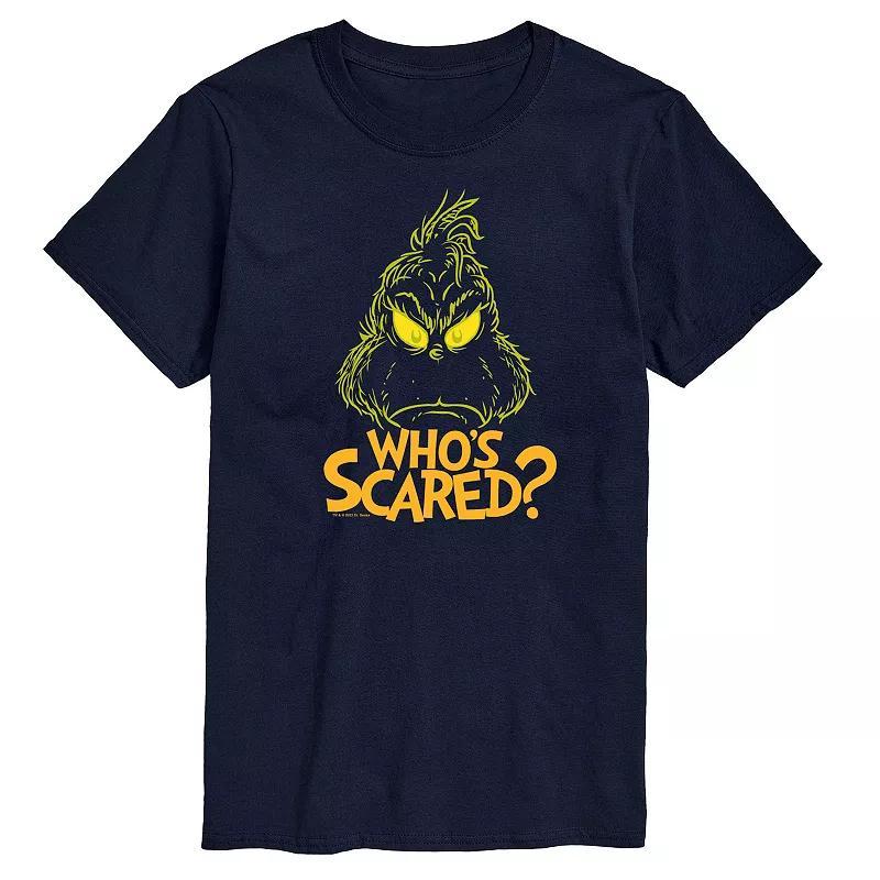 Mens Dr. Seuss Grinch Whos Scared Graphic Tee Product Image