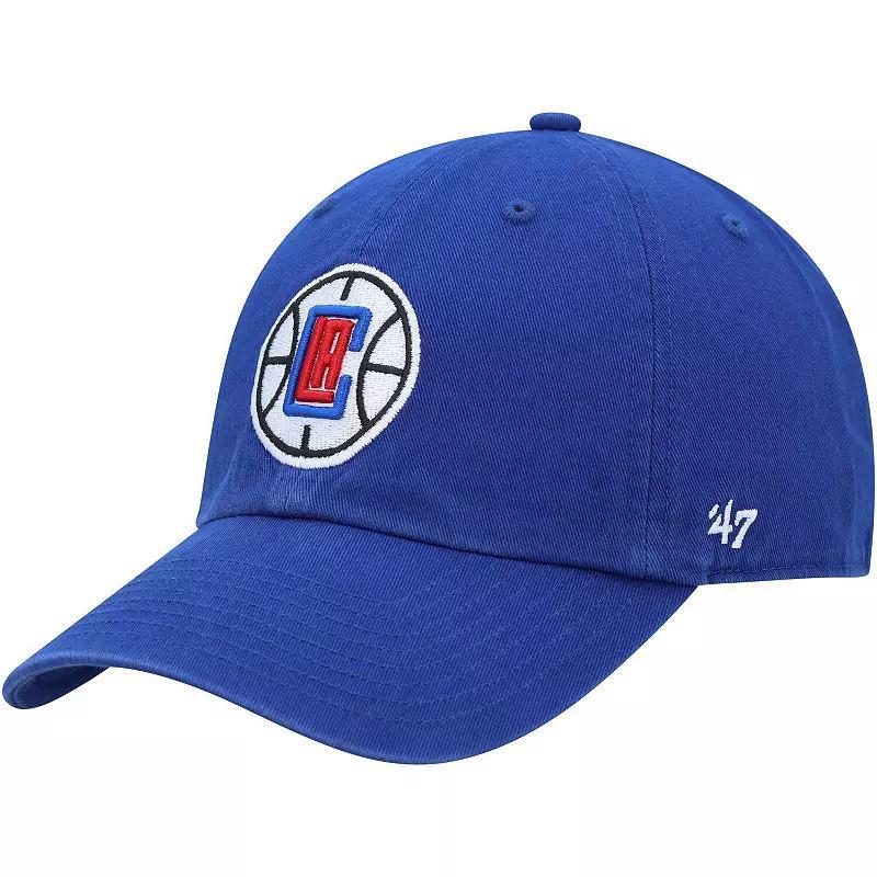 Mens 47 Royal LA Clippers Team Logo Clean Up Adjustable Hat Product Image