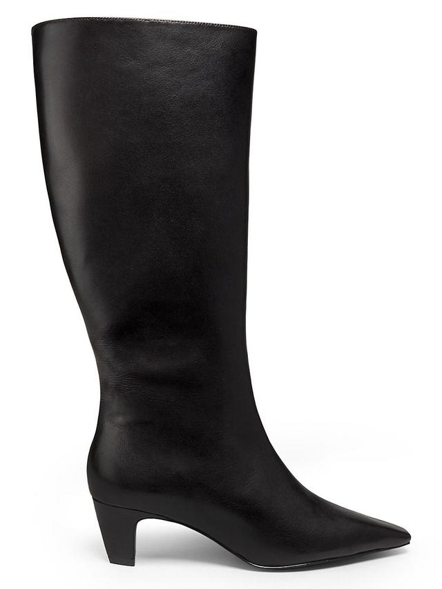 Womens Dellia 65MM Leather Mid-Calf Boots Product Image