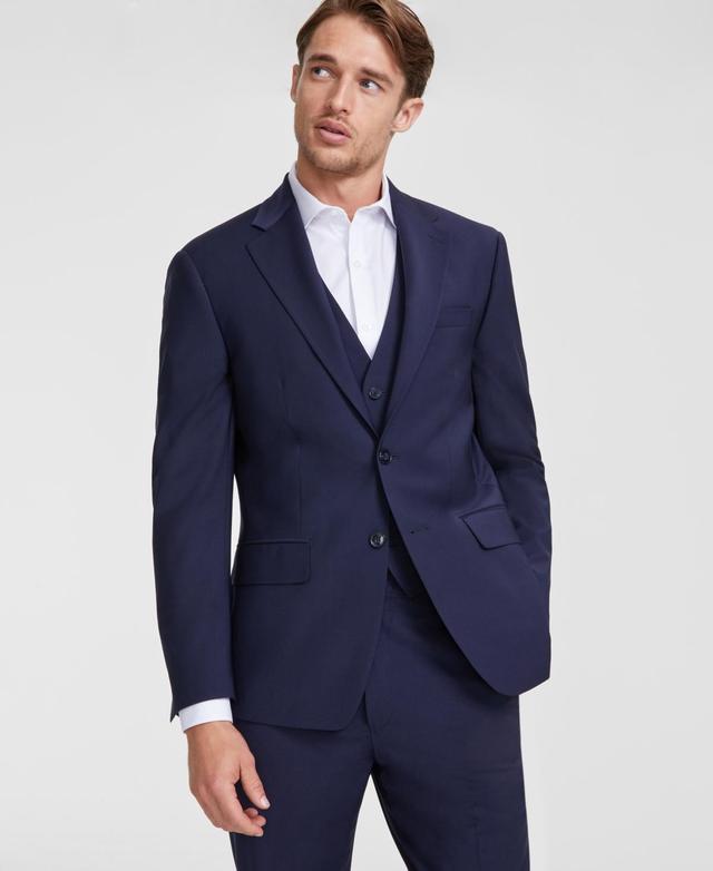 Calvin Klein Mens Slim-Fit Wool-Blend Stretch Suit Jackets Product Image