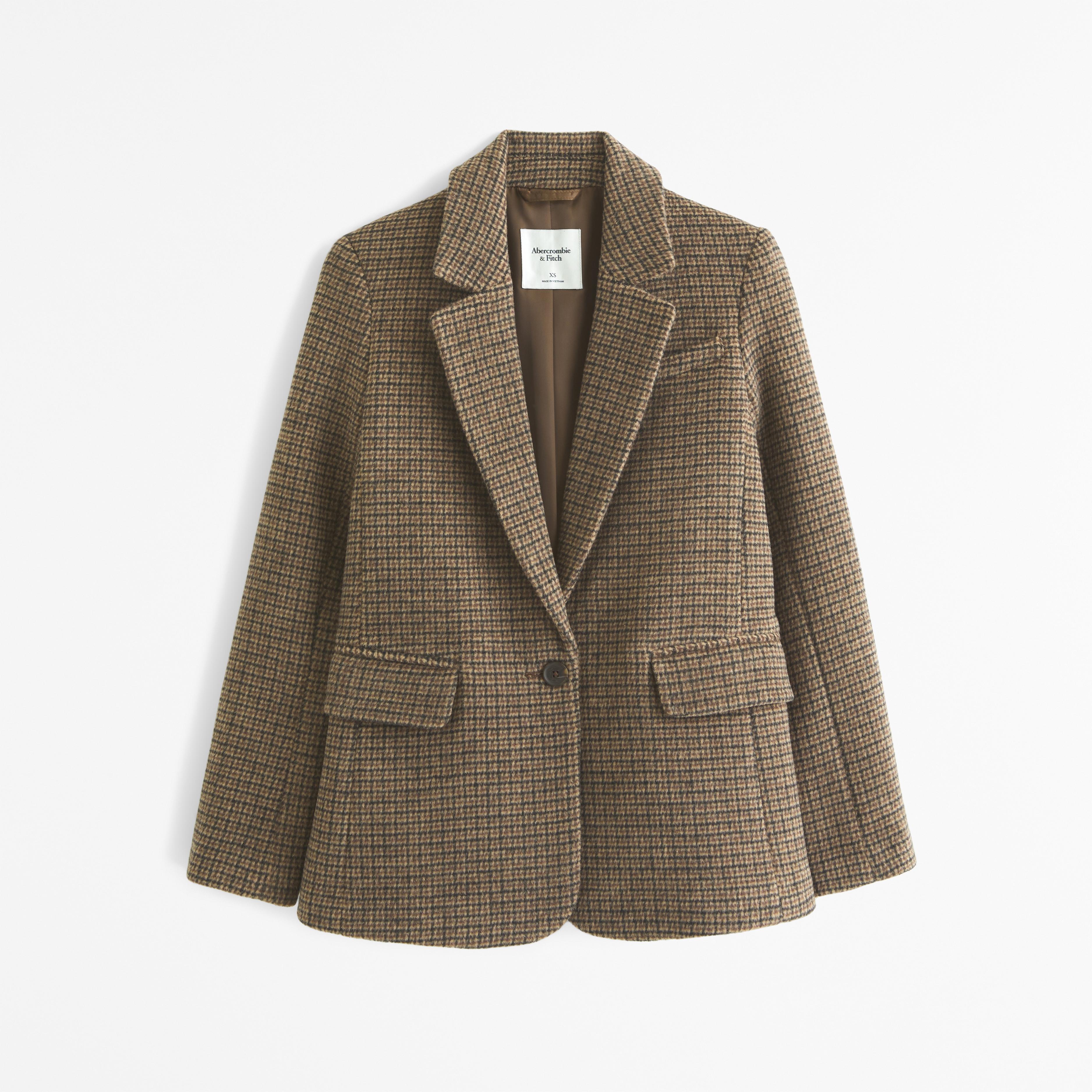 Wool-Blend Blazer Product Image