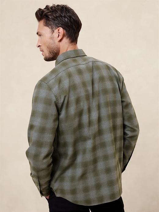 Slim Lightweight Flannel Shirt Product Image