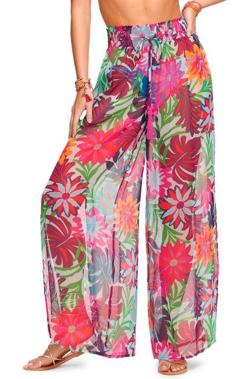 Ramy Brook Lancaster Floral Wide Leg Pants Product Image