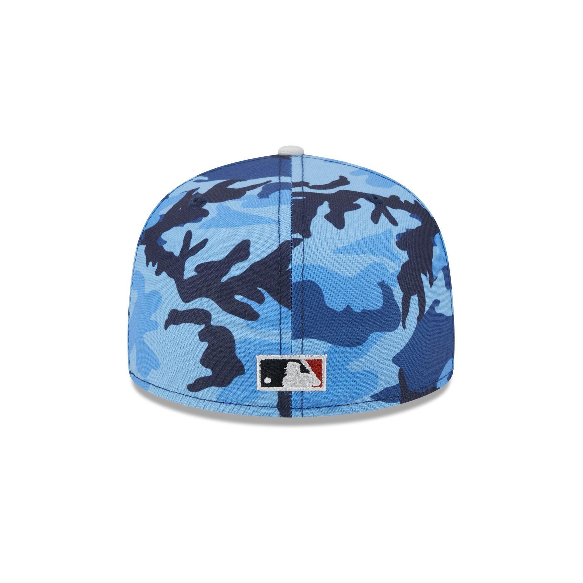 Los Angeles Angels Blue Camo 59FIFTY Fitted Hat Male Product Image