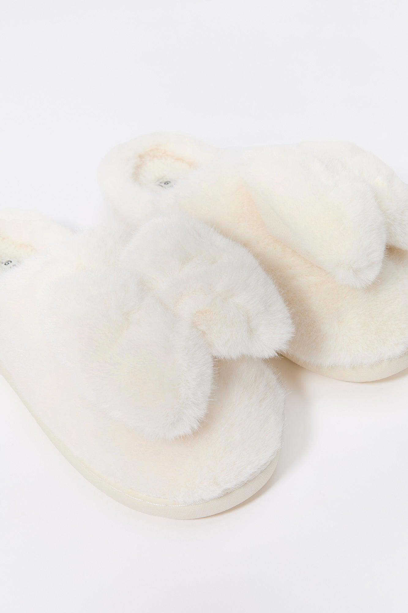 Faux Fur Bow Slipper Female product image