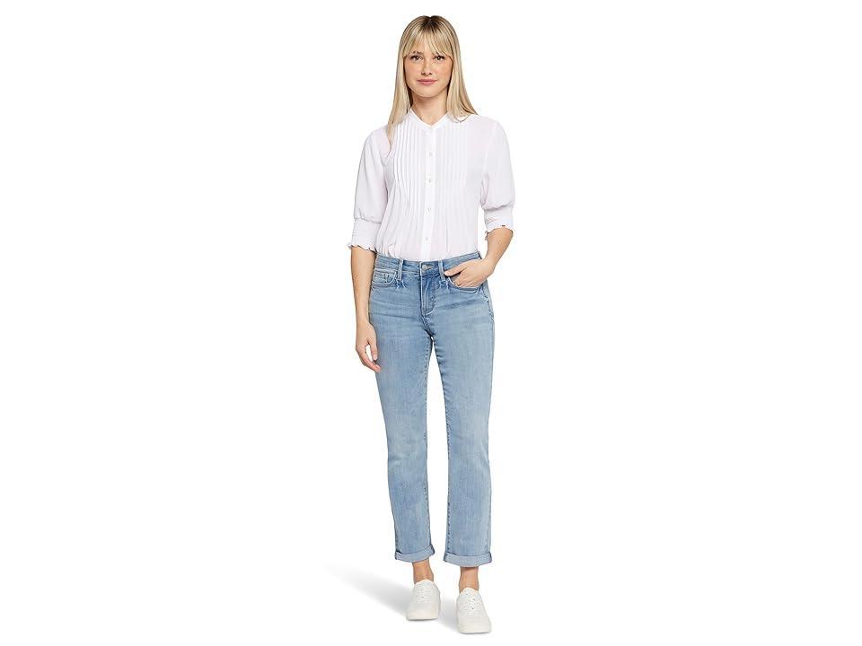 NYDJ Sheri Cuffed Straight Leg Jeans Product Image