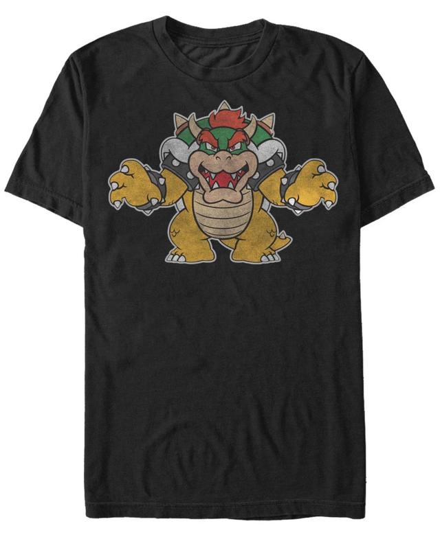 Nintendo Mens Super Mario Just Bowser Short Sleeve T-Shirts Product Image