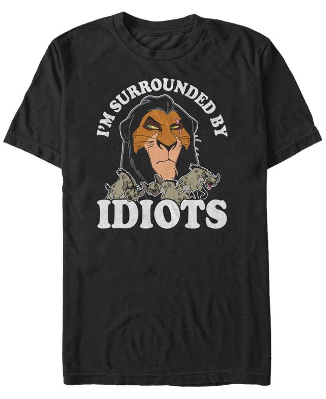 Mens Disneys The Lion King Scar Surrounded By Idiots Tee Product Image