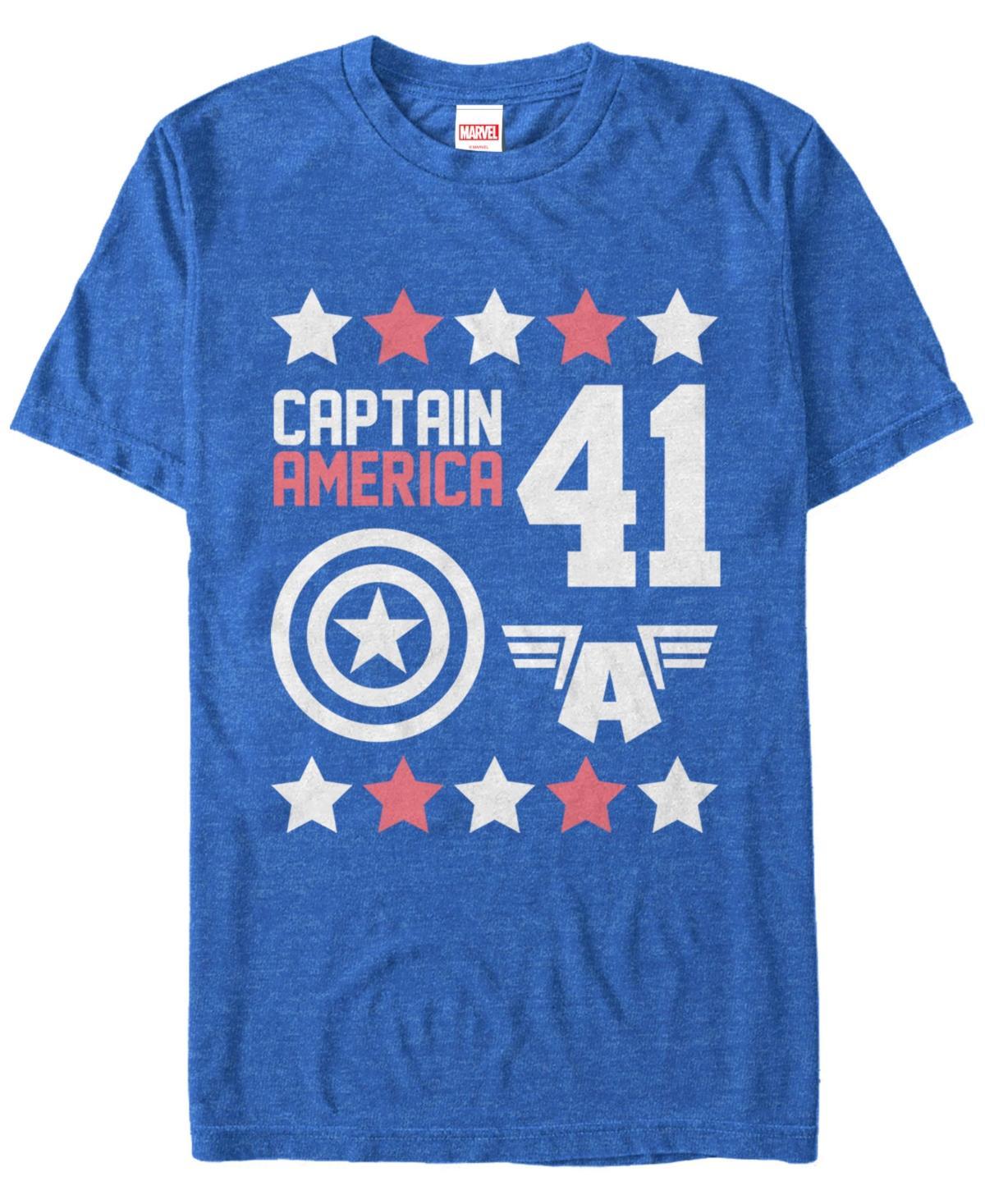 Marvel Mens Comic Collection Captain America Logo Short Sleeve T-Shirt Product Image