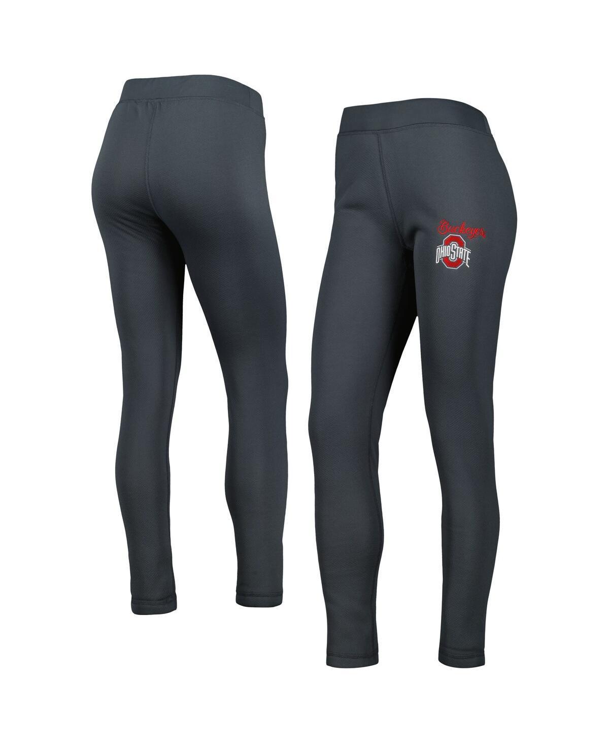 Womens Concepts Sport Charcoal Ohio State Buckeyes Upbeat Sherpa Leggings Product Image