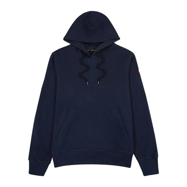 CANADA GOOSE Logo Patch Lightweight Hoodie In Navy Product Image