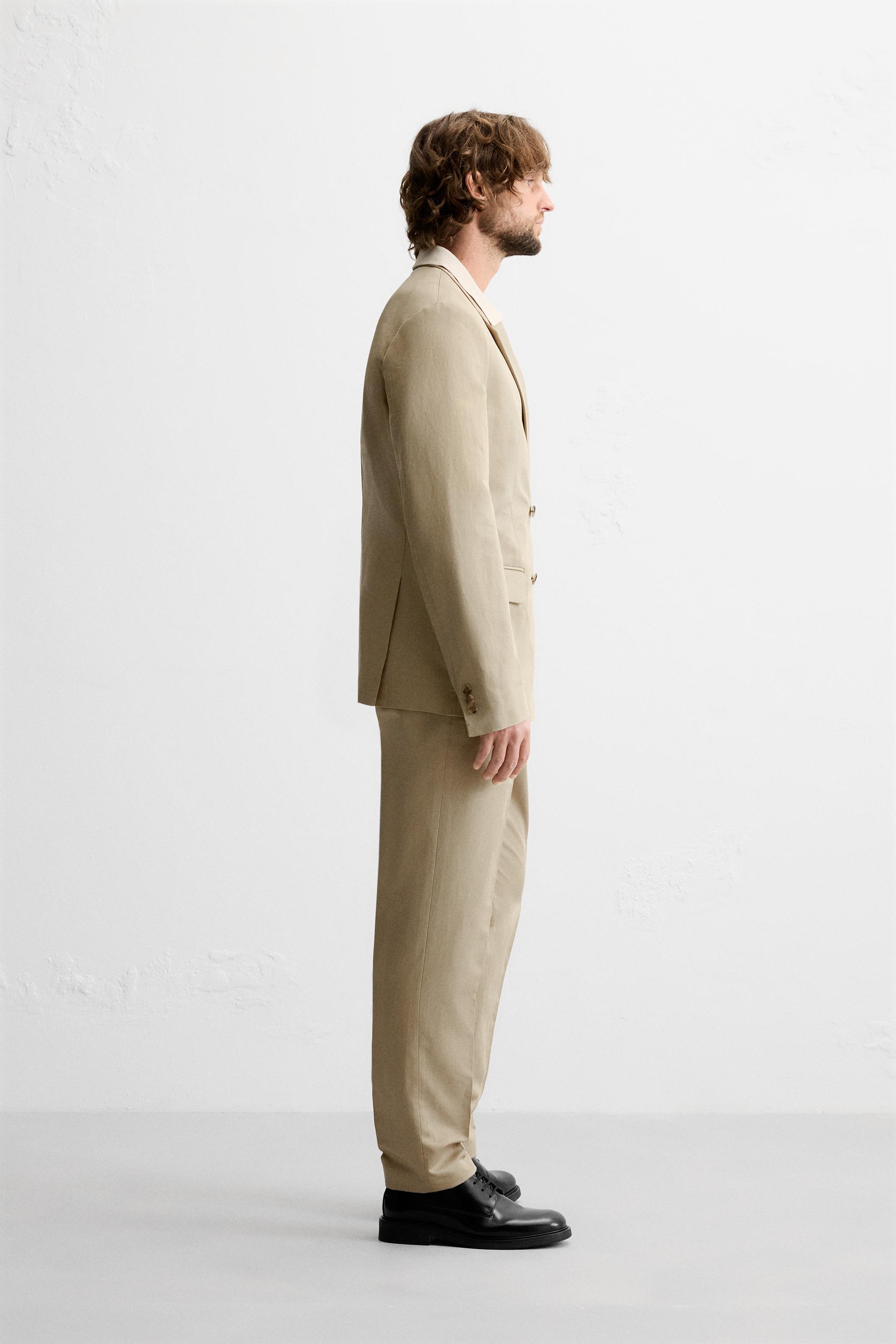 LINEN - COTTON BLEND SUIT PANTS Product Image