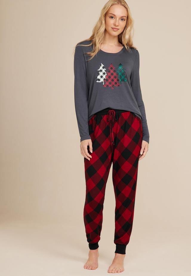 Womens Holiday Trees Family Pajamas Product Image