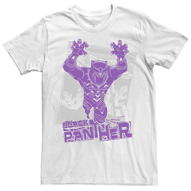 Mens Marvel Black Panther Classic Tropical Poster Tee Product Image