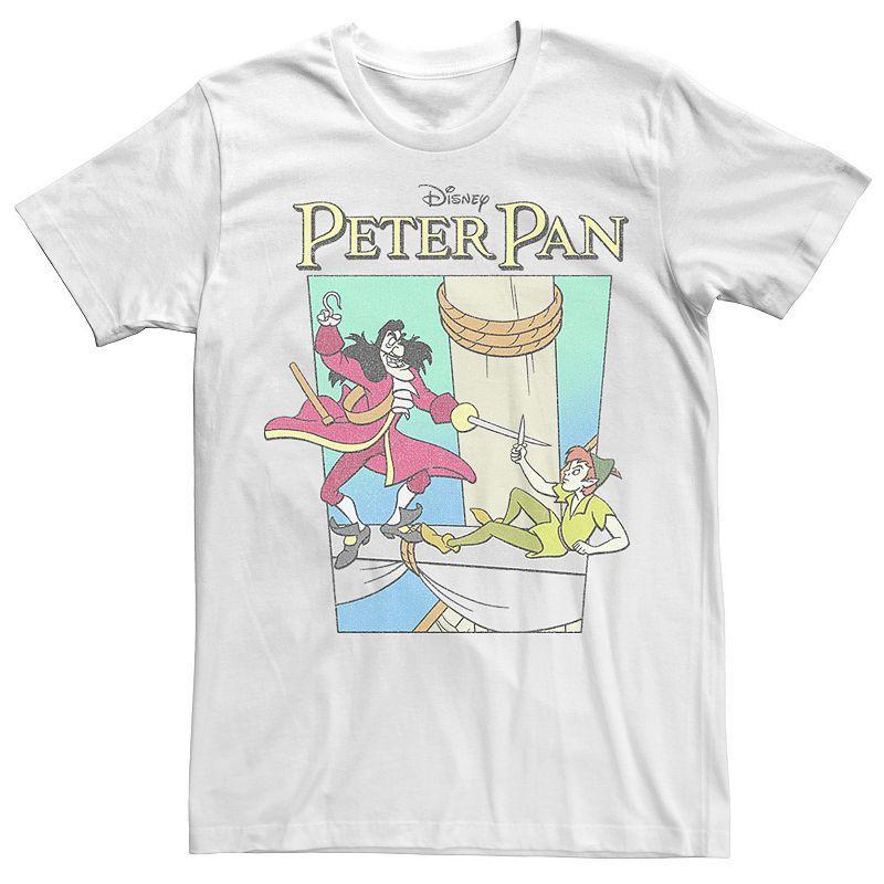 Mens Disneys Peter Pan & Captain Hook Vintage Poster Tee Product Image