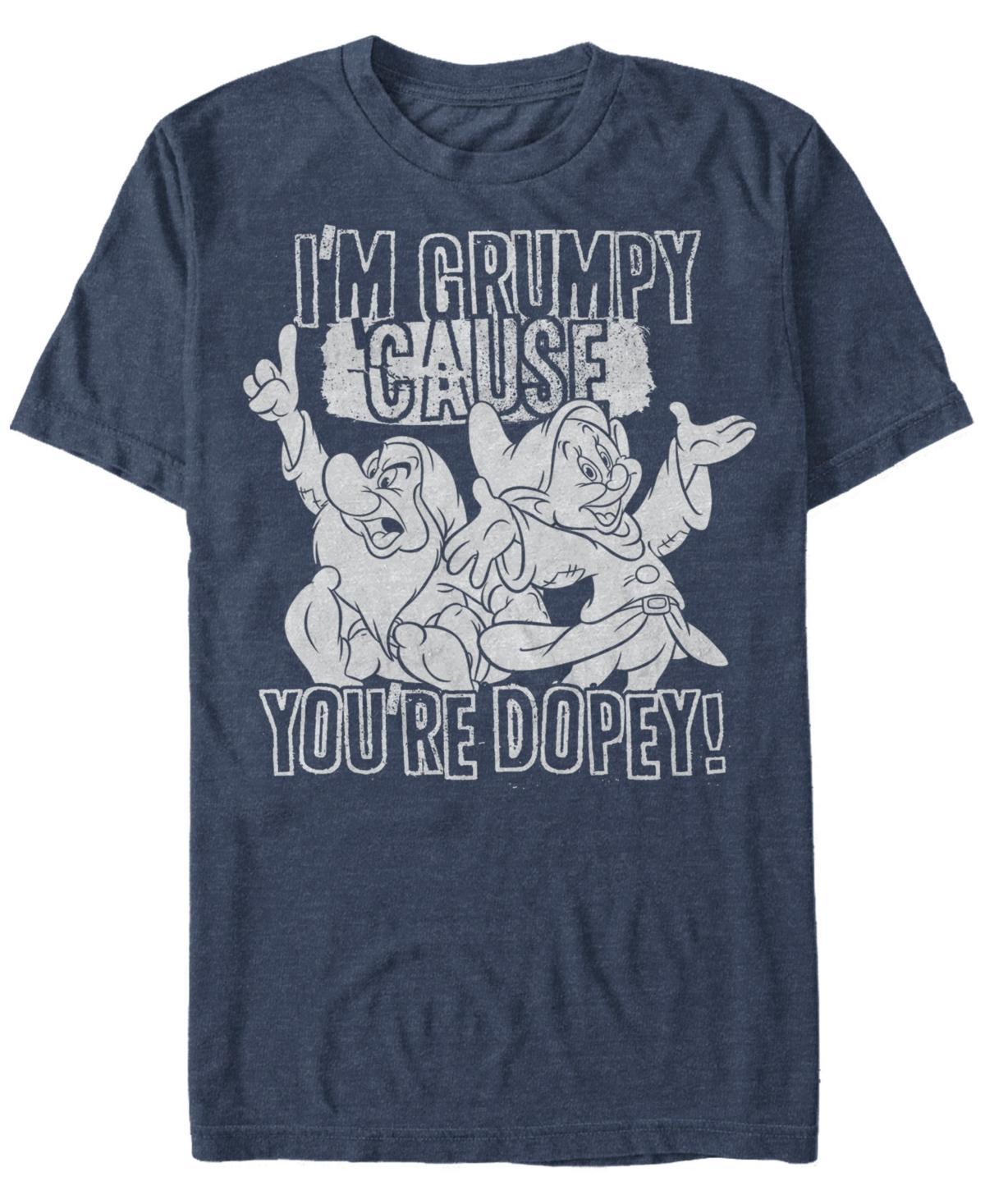 Disney Mens Snow White Grumpy Cause Youre Dopey Short Sleeve T-Shirt Product Image