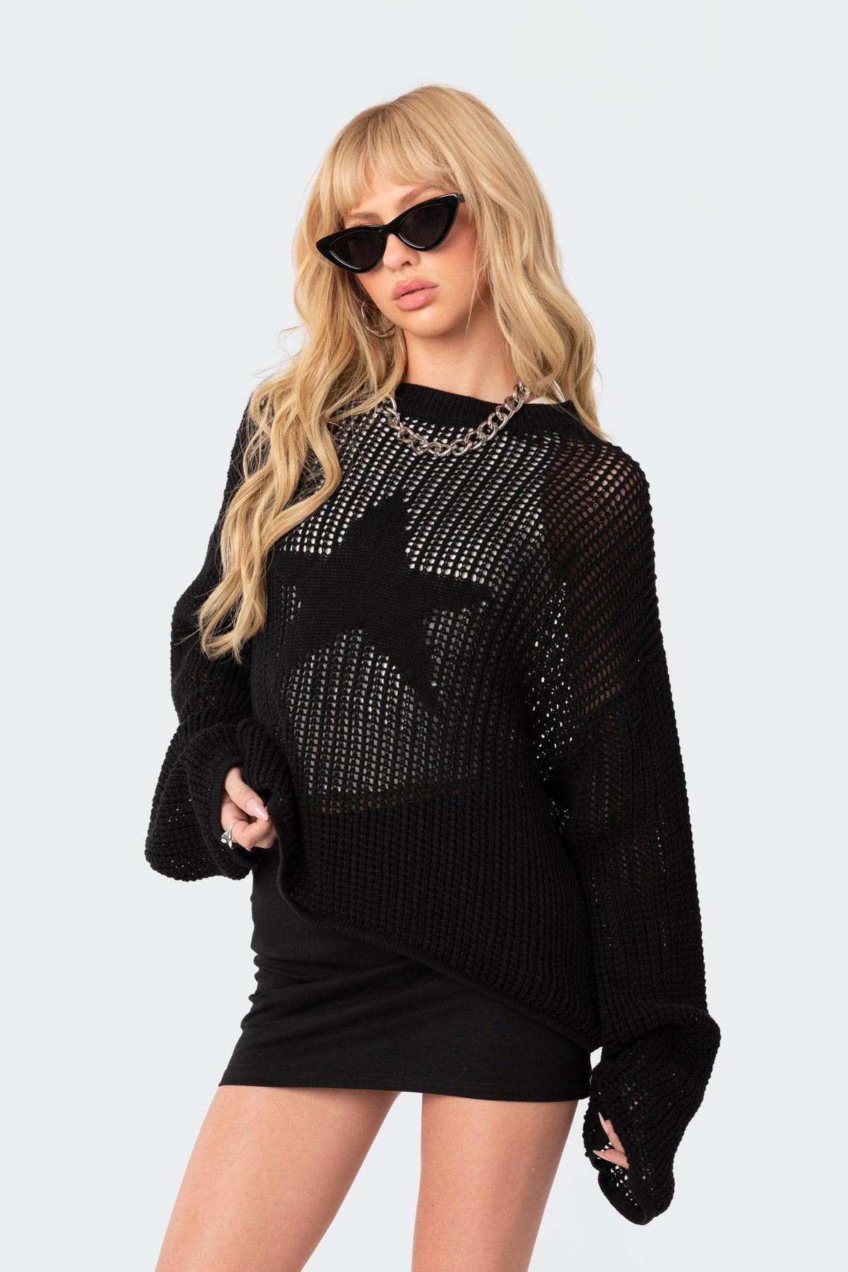 Seeing Stars Oversized Sweater Product Image