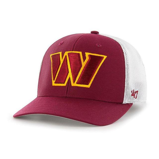 Mens 47 Burgundy/White Washington Commanders Trophy Trucker Flex Hat Product Image