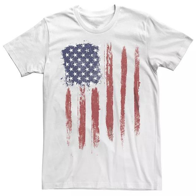 Mens USA Flag Grunge Graphic Tee Product Image