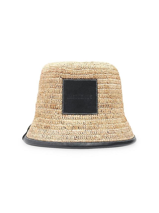 Mens Raffia Bucket Hat Product Image