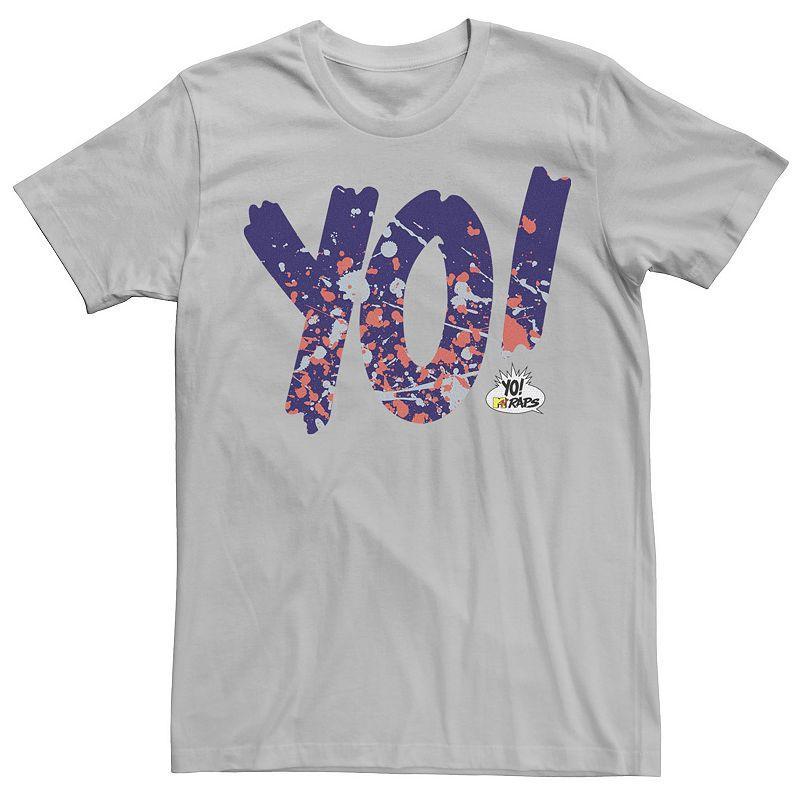 Mens Yo! MTV Raps Splattered Paint Short Sleeve Tee Product Image