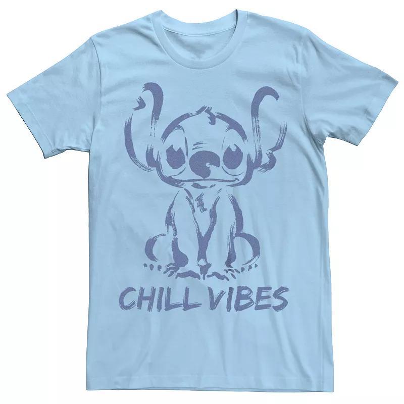 Disneys Lilo & Stitch Mens Chill Vibes Brush Tee Product Image