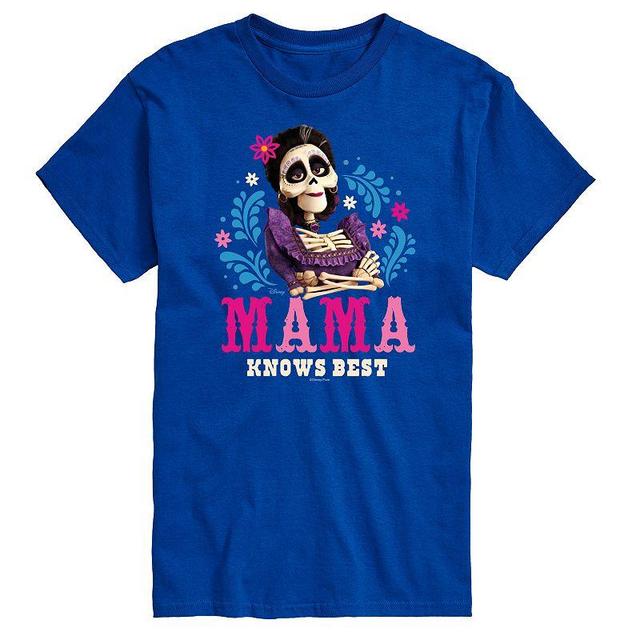 Disneys Coco Big & Tall Mama Knows Best Graphic Tee, Mens Product Image