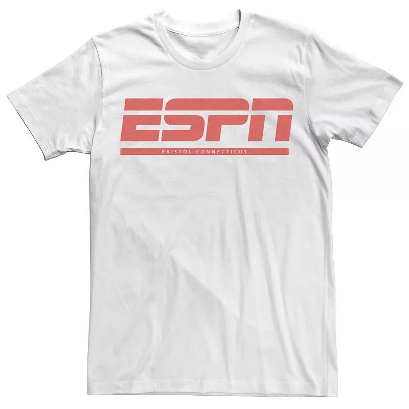 Big & Tall ESPN Bristol Connecticut Black Logo Tee, Mens Product Image