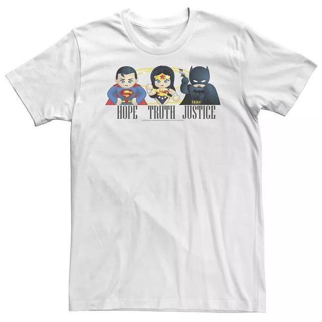 Big & Tall DC Comics Batman: Dunya Germany Bat Logo Tee, Mens, Size: 5XL, White Product Image