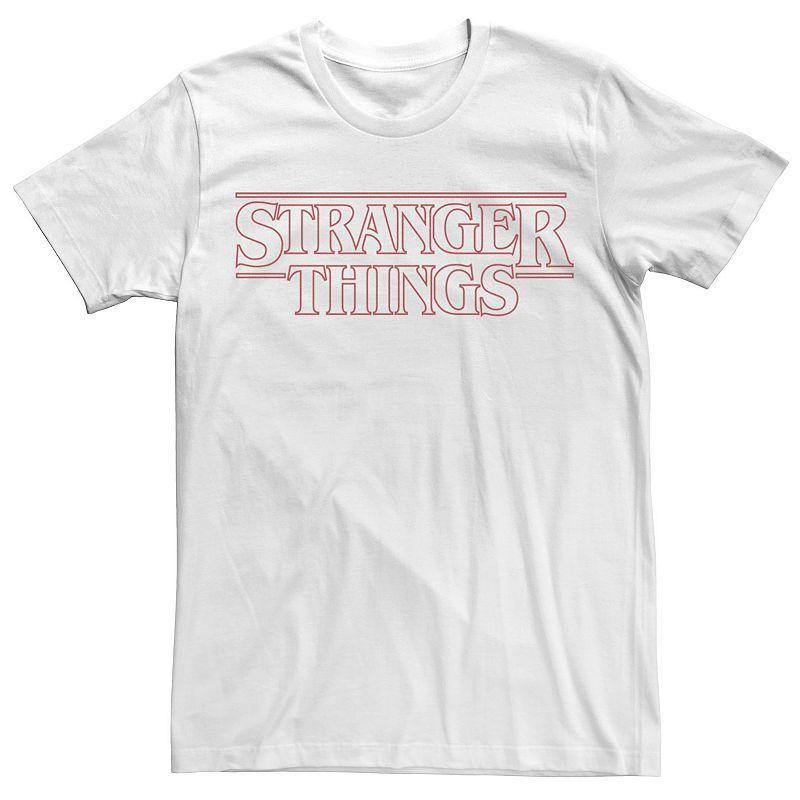 Mens Netflix Stranger Things Outline Logo Tee Product Image