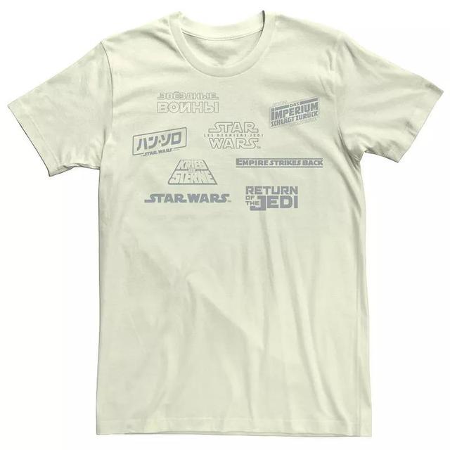 Mens Star Wars International Logos Tee Product Image